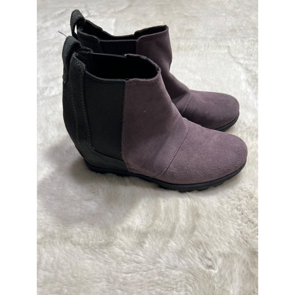 Sorel Joan of Arctic wedge Chelsea bootie women size 7 - Picture 1 of 7